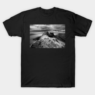 Three Cliffs Bay, Gower, Wales T-Shirt